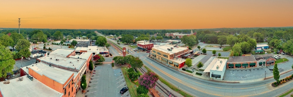 Simpsonville,South,Carolina,United,States,July,18,,2024,Aerial,Of