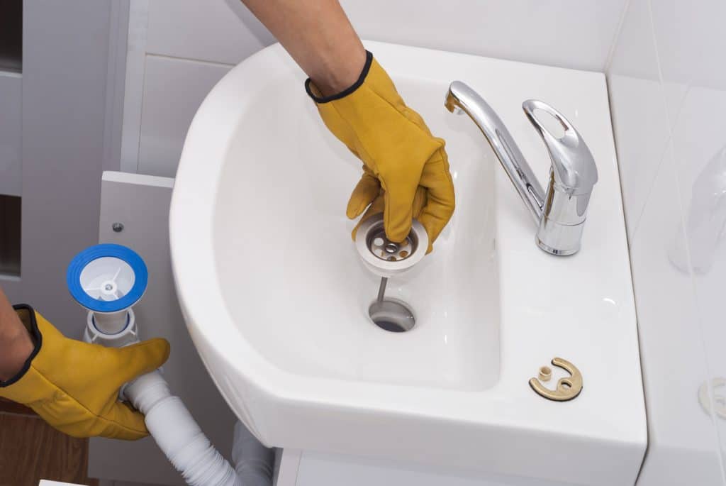Plumbing Drain Cleaning bathroom sink